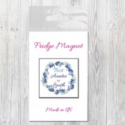 Best Relation Bagged Fridge Magnet (blue)